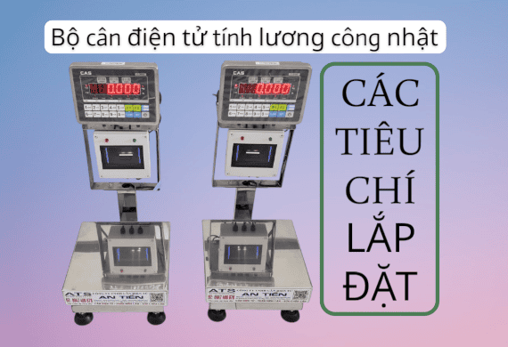 Các tiêu chí lắp đặt cân điện tử tính lương công nhật