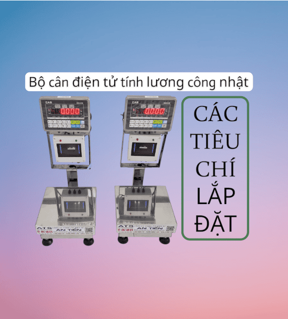 Chân dung cân điện tử tính lương công nhật, thiết bị đo trọng lượng chính xác cao, phù hợp cho các công ty và nhà máy sản xuất.